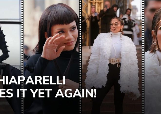 Schiaparelli stuns at Paris Fashion Week: Zendaya and Jennifer Lopez steal the spotlight