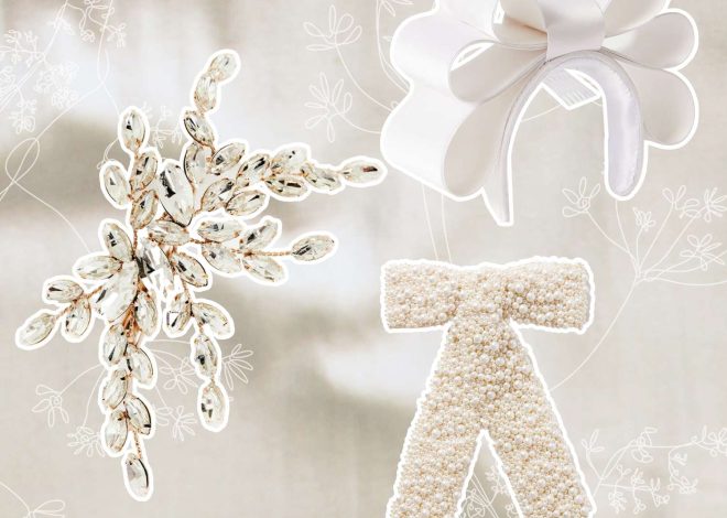 From Dainty Bows to Romantic Clips, These Bridal Hair Accessories Offer Major Coquette Style