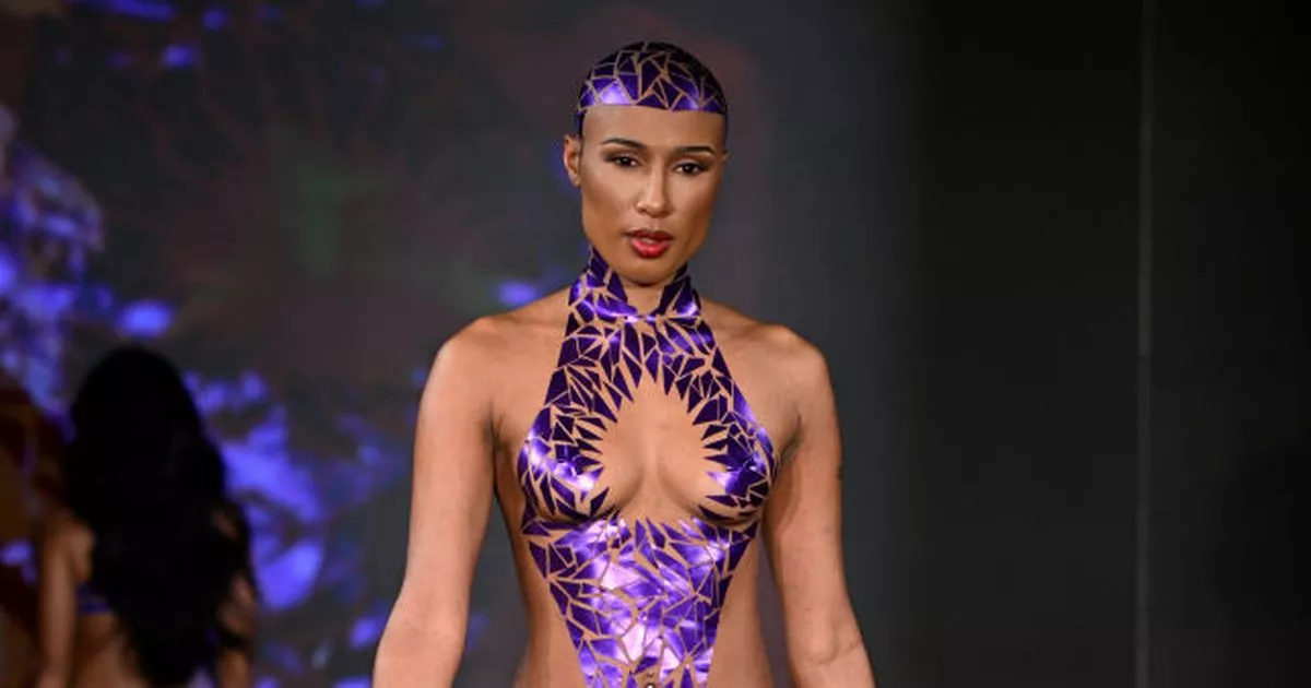 Wildest New York Fashion Week looks — nothing but tape to nearly-nude bodysuits