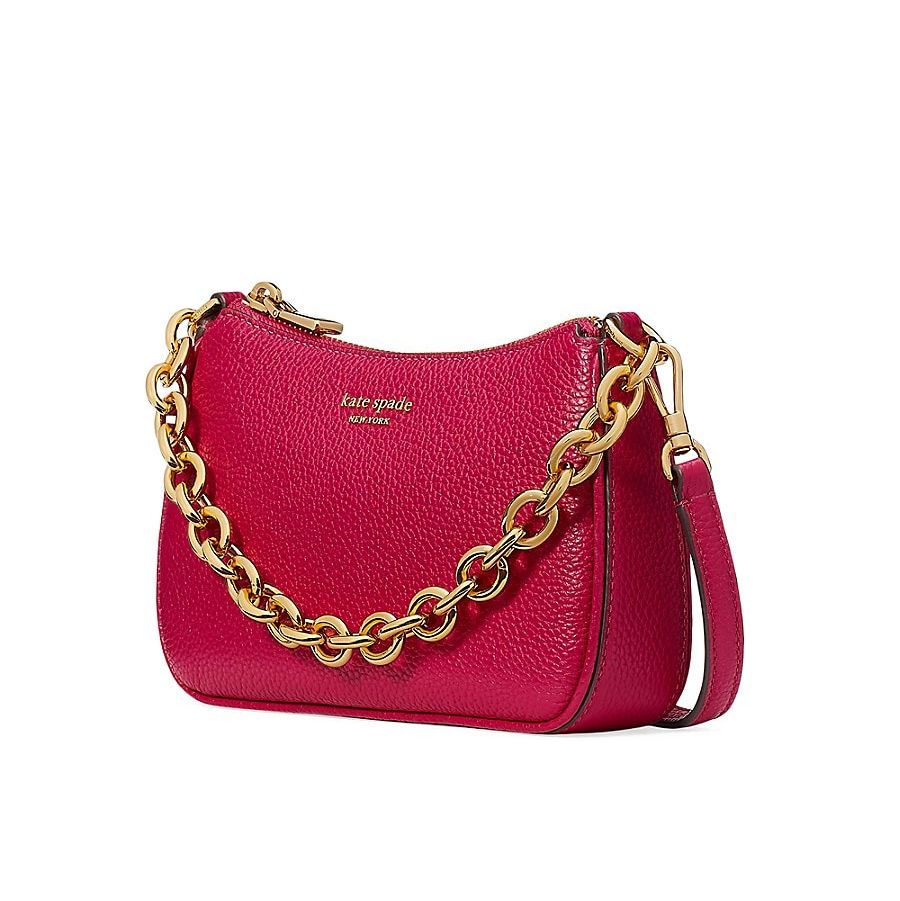 Jolie Pebbled Leather Crossbody Bag