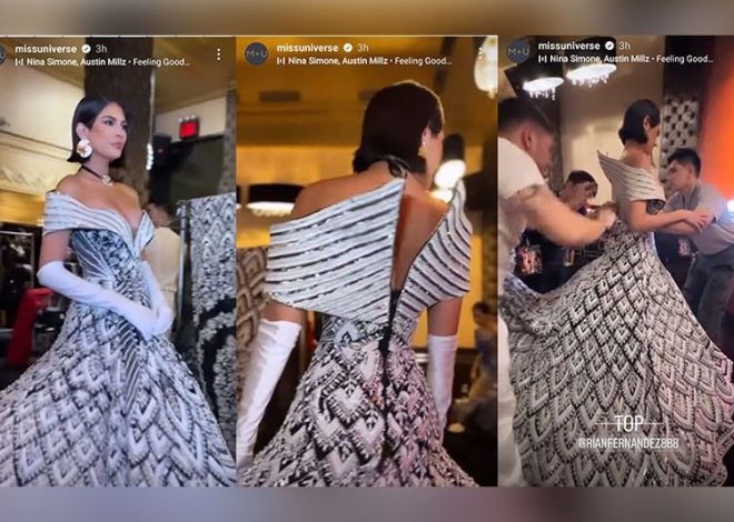 Miss Universe queens wear Michael Cinco, Rian Fernandez at NY, Dubai fashion weeks