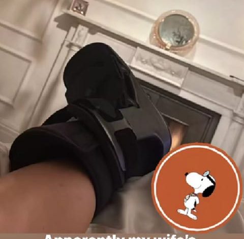 David Beckham reveals Victoria broke her foot in a ‘gym accident’
