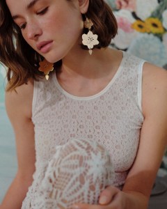 Atelier VM's Bloom earrings in 3-karat gold.