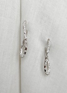 Earrings by Sarah Madeleine Bru.
