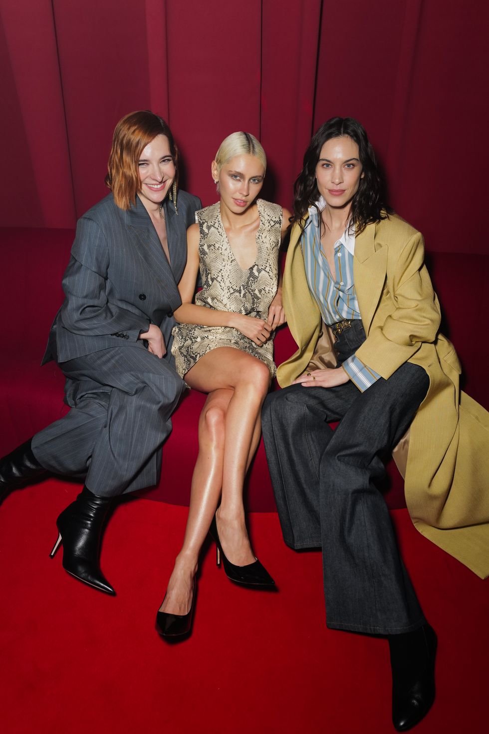 hari nef, iris law and alexa chung attended the launch party for hm studio´s temporary exhibition in paris open to the public from february 27 until february 29, the ‘la maison’ space in paris has been designed to create visually arresting moments that enhance the cutting edge aesthetic of hm studio