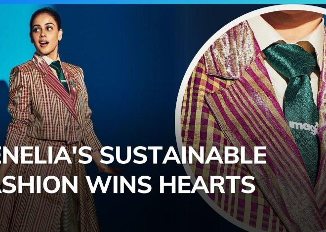 Genelia Deshmukh wears ensemble made with discarded clothes, gives major lesson in sustainability