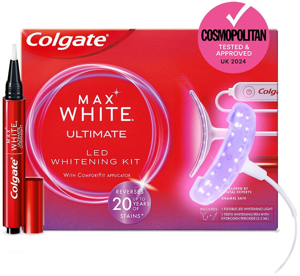 Colgate Max White Ultimate at home LED teeth whitening kit