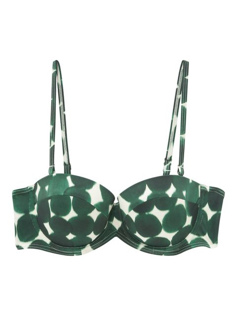 Spot bikini top, £30, John Lewis