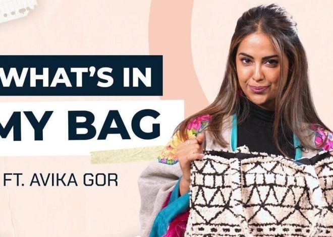 What’s in My Bag with Avika Gor | Fashion | Beauty | Avika Gor