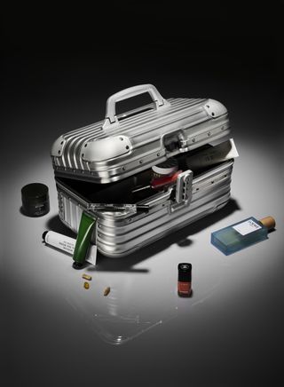 Rimowa’s vanity case provides safety and luxury for travelling with beauty products