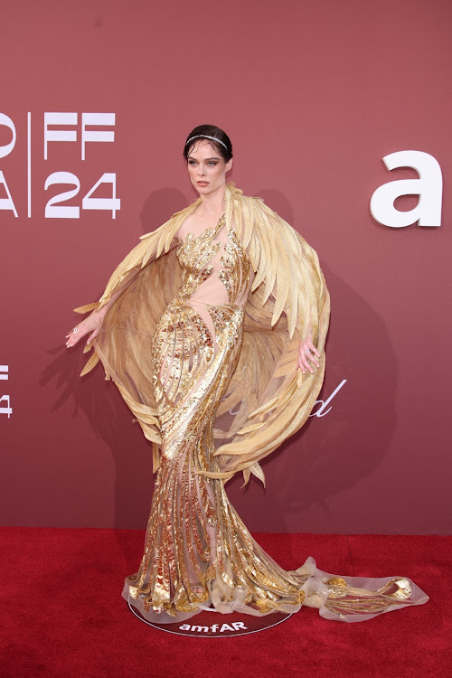 Coco Rocha at the amfAR Gala 2024 during the Cannes Film Festival.