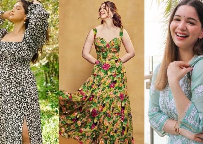 In Pics: Floral dresses to chikankari kurtas, Sara Tendulkar’s guide to summer fashion