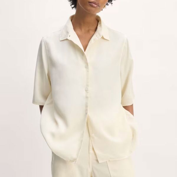 Everlane The TENCEL™ Oversized Short-Sleeve Shirt