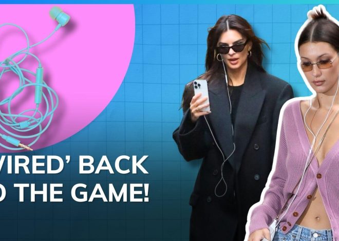 Bella Hadid to Lily-Rose Depp style wired earphones as hot fashion accessory, take inspo