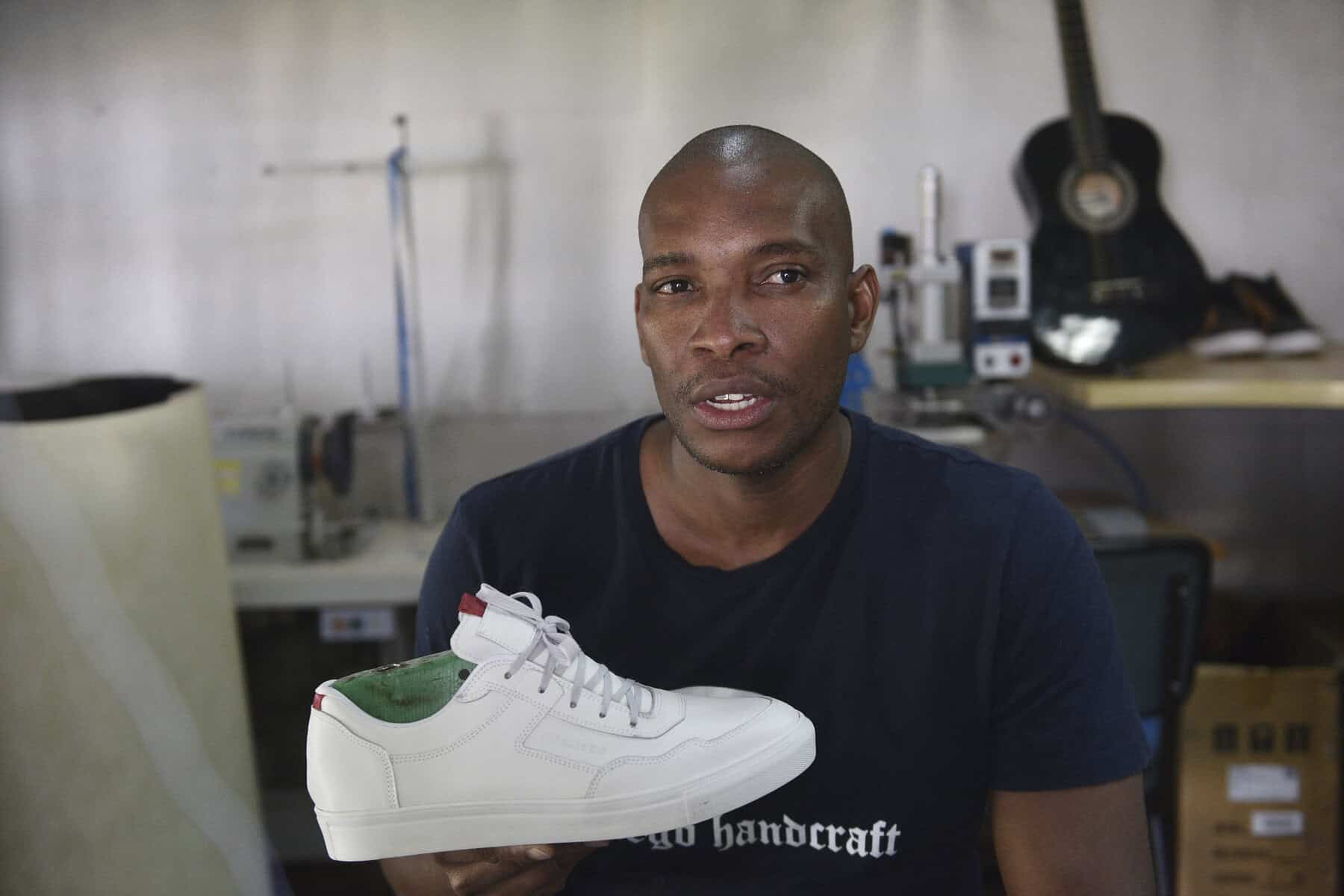 Gauteng leather craftsman is a sole man