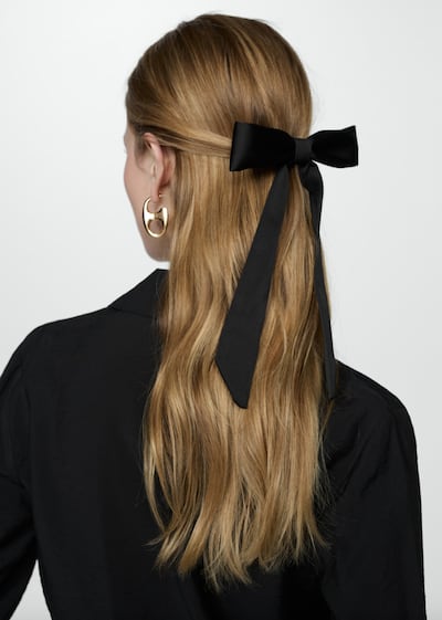 Bow hairclip by Mango; Dh75; shop.mango.com. Photo: Mango