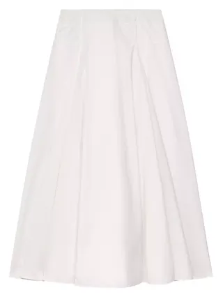 Paneled Full Maxi Skirt