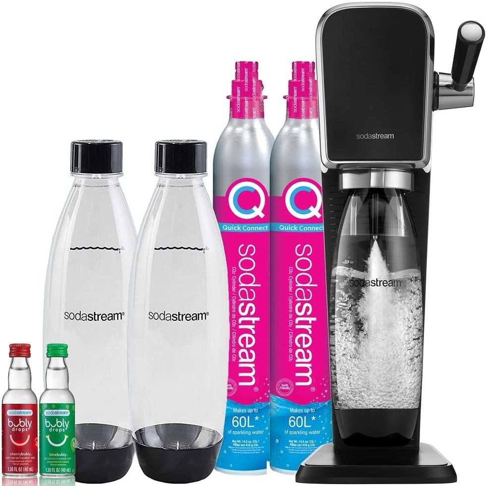 Art Sparkling Water Maker Bundle, Black