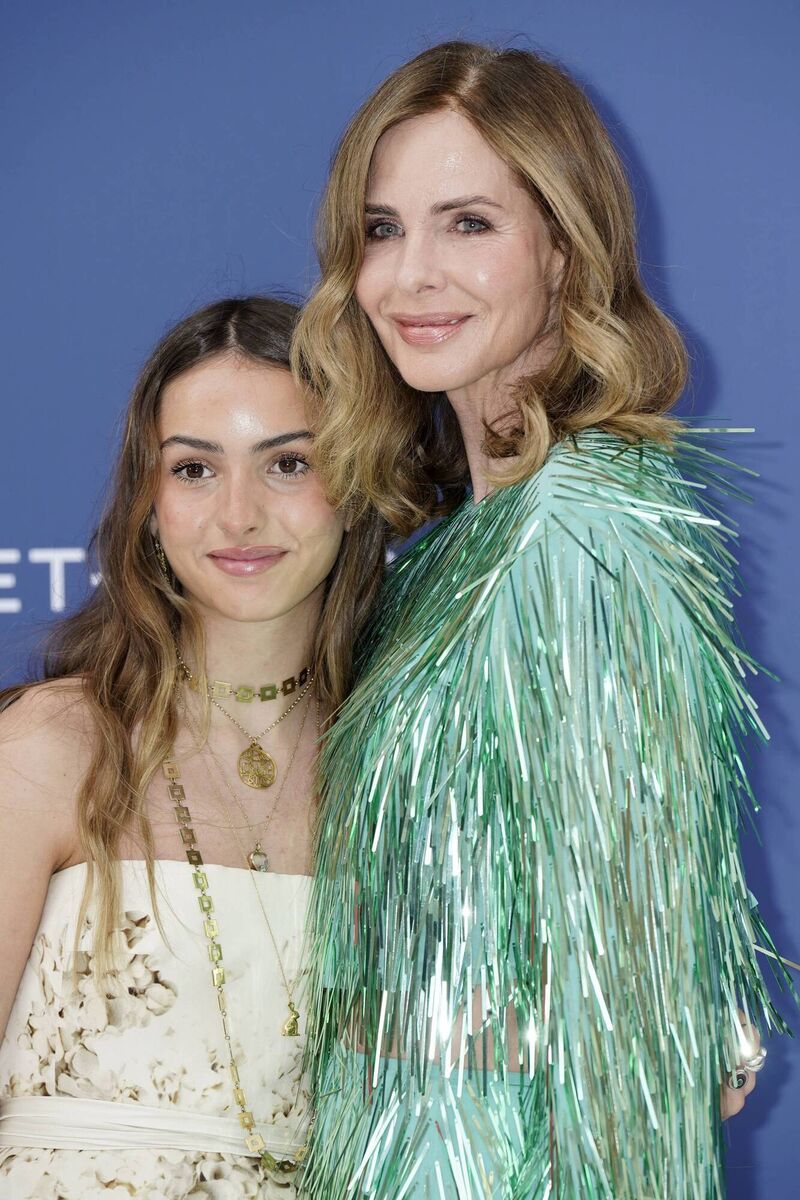 Trinny Woodall and daughter Lyla Elichaoff. Picture: Aaron Chown