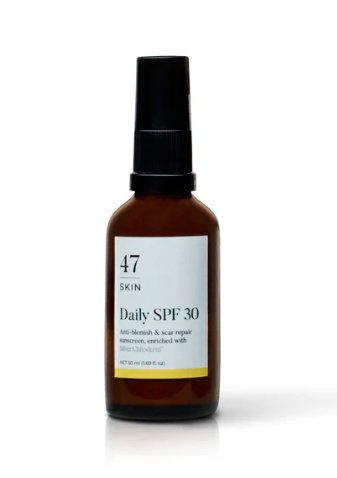 47 Skin Daily SPF 30 helps protect against spots