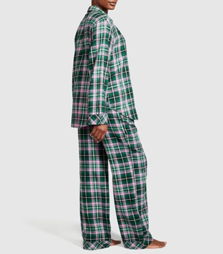 Flannel Long Pajama Set