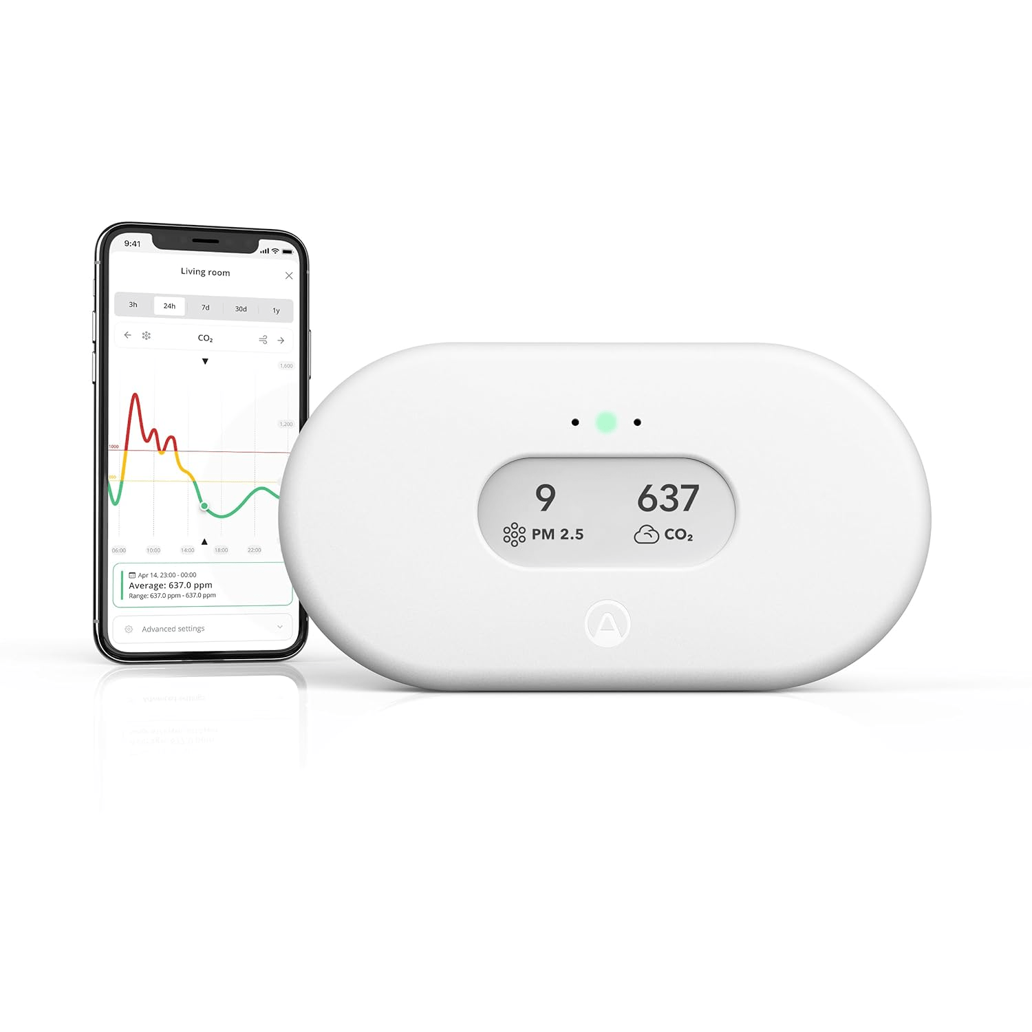 Airthings 2960 View Plus Battery Powered Radon & Air Quality Monitor