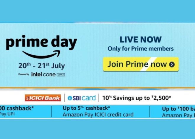 Amazon Prime Day sale: Electronics, fashion, beauty, groceries, home, books and all product deals