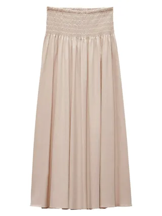 Alicia Poplin Maxi Skirt