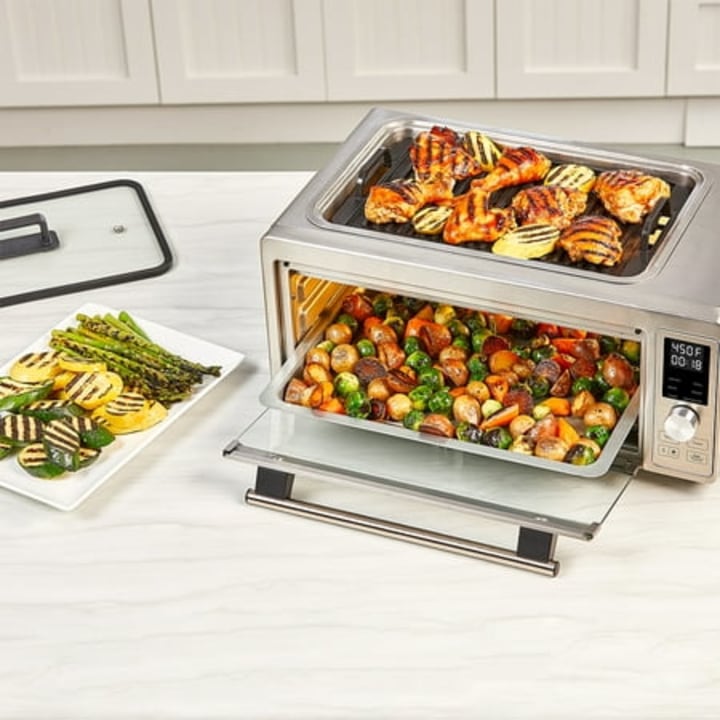 Smokeless Grill and Air Fry Toaster Oven