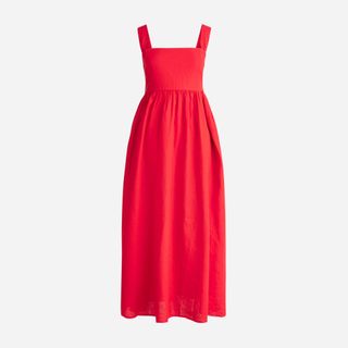 Squareneck Midi Dress