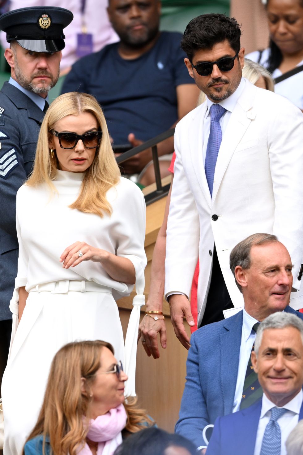 celebrity sightings at wimbledon 2024 day 1