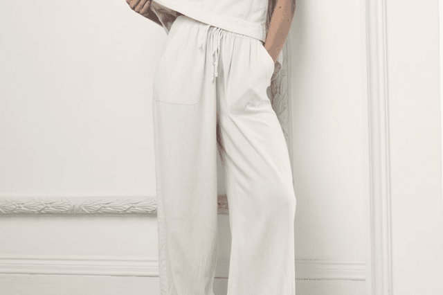 Linen Rich Straight Leg Trousers by Nobody's Child