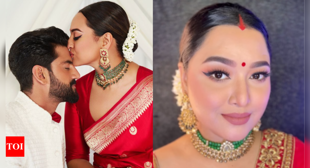 Shubhangi Burbure: This beauty influencer’s Sonakshi Sinha reception makeup look is going viral | See post |