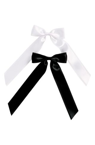 2-Pack Satin Bow Hair Clips