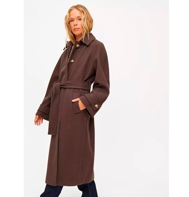 Wool-look trench coat, £45, Tu Clothing