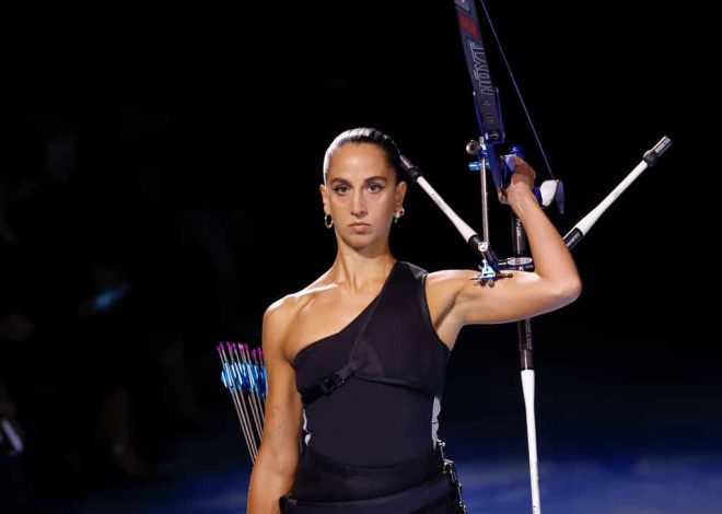 Dior features live archery in tribute to women in sport at Paris Fashion Week