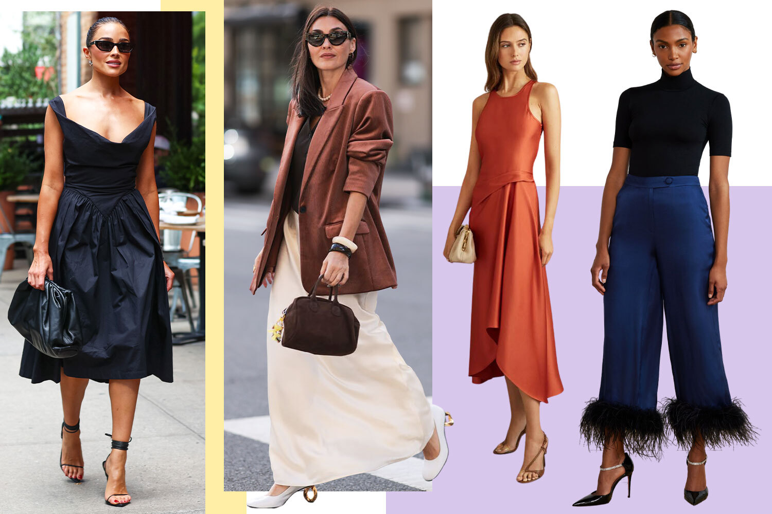 Heels, blazers, silk skirts — the return of fabulous fashion