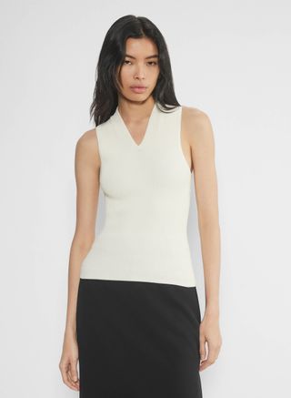 Aritzia, Babaton Sculpt Knit Callback Top