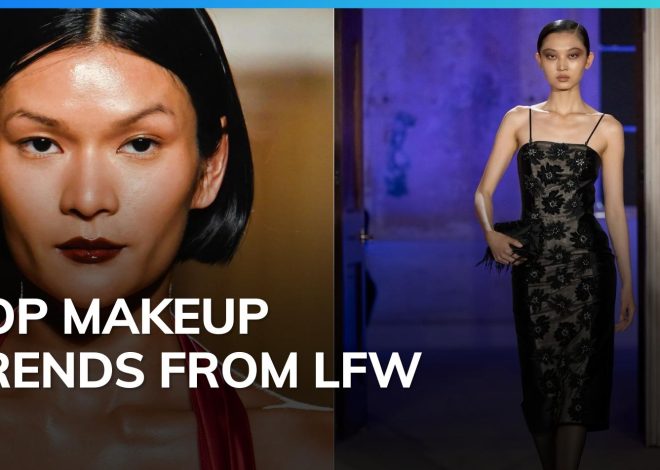 Goth eye makeup to sunset lips: Top 3 makeup trends from London Fashion Week