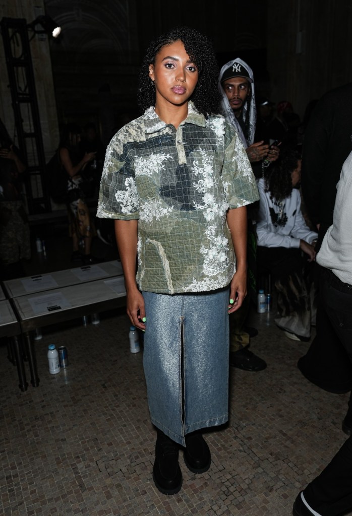 NEW YORK, NEW YORK - SEPTEMBER 07: Azzi Fudd attends the WhoDecidesWar fashion show during New York Fashion Week on September 07, 2024 in New York City. (Photo by John Nacion/Getty Images)