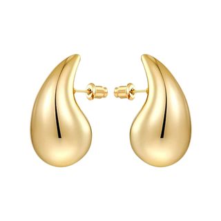 Hessawell Waterdrop Gold Earrings