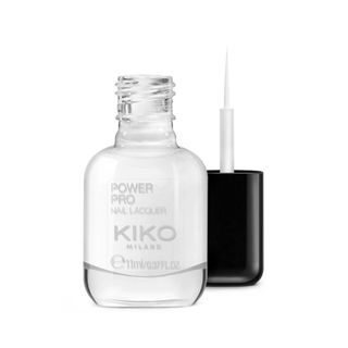 Kiko New Power Pro Nail Lacquer in French White