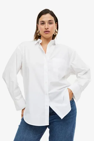 H&M, Oversized Poplin Shirt