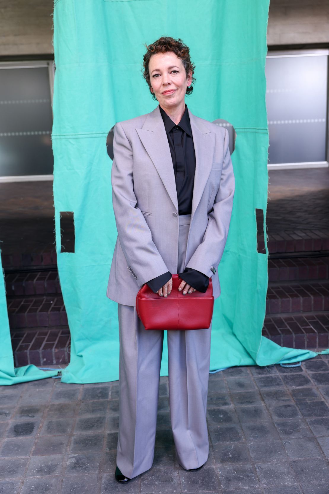 Olivia Colman at Burberry.