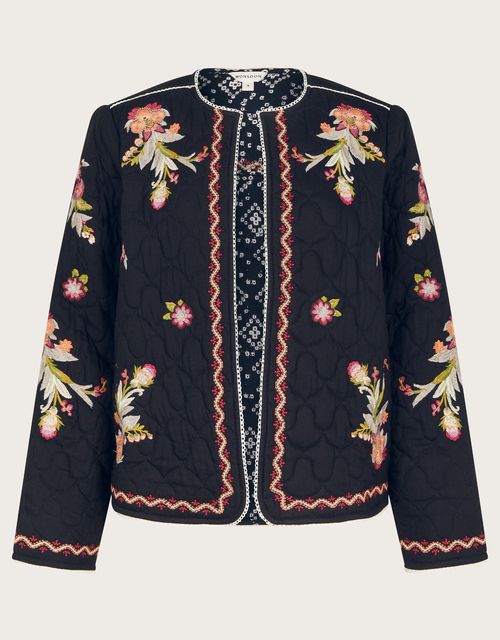 Embroidered jacket, £90, Monsoon