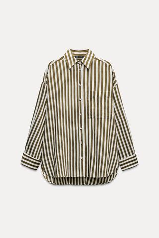 Oversized Striped Shirt