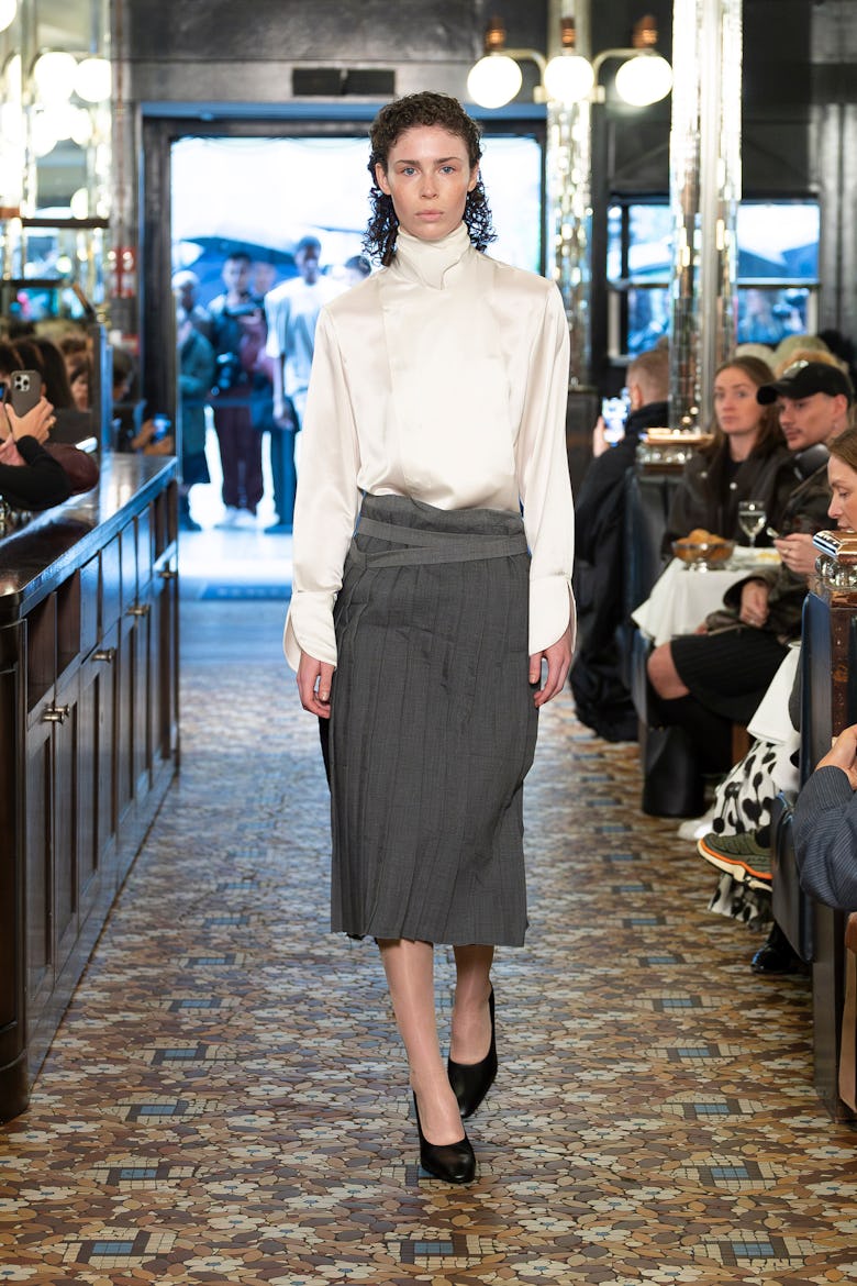 a look from Marie Adam-Leenaerdt spring 2025 collection shown at paris fashion week 