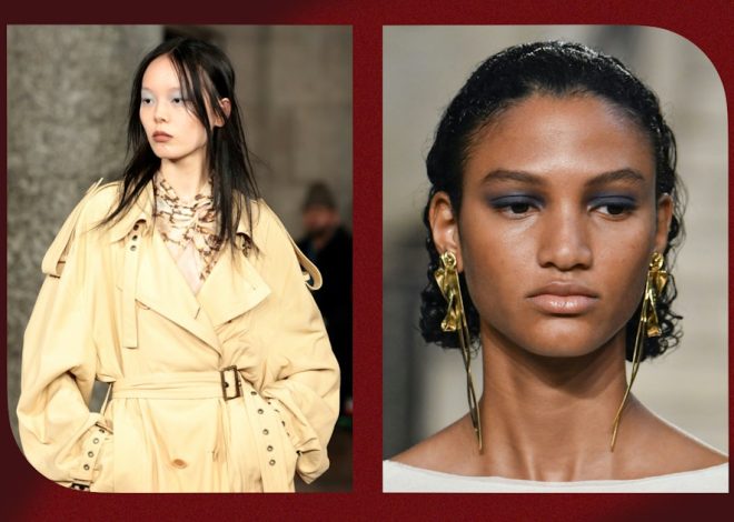 ’60s-Era Beehives, Dove Gray Eyes, & More Beauty Trends From London Fashion Week