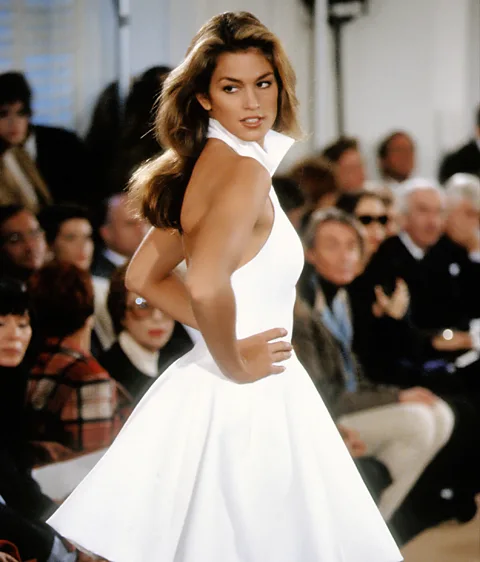 Getty Images Crawford modelling Ralph Lauren during New York Fashion Week 1991 (Credit: Getty Images)