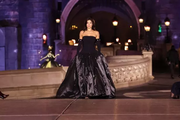 Kylie Jenner steals the show in plunging gown as she shuts down Disneyland